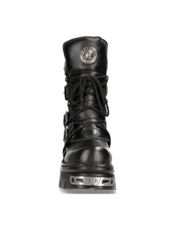 New Rock BOOT BLACK REACTOR WITH LACES M-373-S4 Sale
