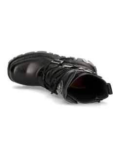 New Rock BOOT BLACK REACTOR WITH LACES M-373-S4 Sale