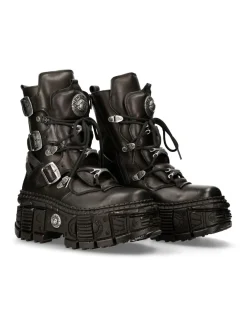 New Rock BOOT BLACK TANK M-WALL130B-S2 Online