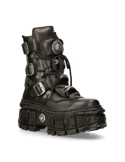 New Rock BOOT BLACK TANK M-WALL130B-S2 Online