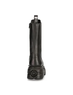 New Rock BOOT BLACK TOWER WITH LACES M-MILI211-C14 Discount