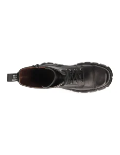 New Rock BOOT BLACK TOWER WITH LACES M-MILI211-C14 Discount