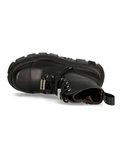 New Rock BOOT BLACK TOWER WITH LACES M-NEWMILI083-S21 Hot
