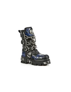 New Rock BOOT METALLIC M-727-C1 Clearance