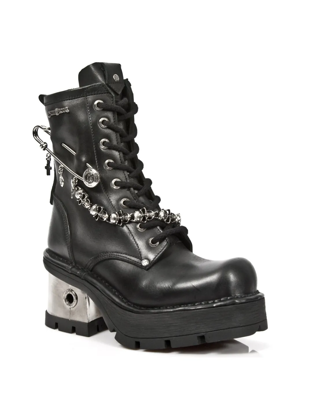 New Rock BOOT METALLIC M-1043-C1 Hot