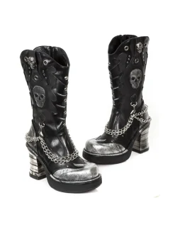 New Rock BOOT METALLIC M-8304-C3 Best
