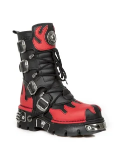 New Rock BOOT METALLIC M-591-C43 Clearance