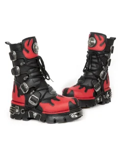 New Rock BOOT METALLIC M-591-C43 Clearance