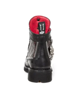 New Rock BOOT METALLIC M-MILI121-C1 Best