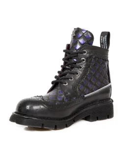 New Rock BOOT METALLIC M-MILI122-C1 Best
