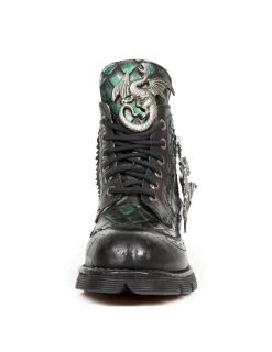New Rock BOOT METALLIC M-MILI124-C1 Outlet