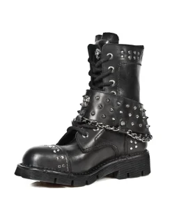 New Rock BOOT METALLIC M-NEWMILI081-C1