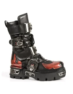 New Rock BOOT METALLIC M-195-S1 Hot