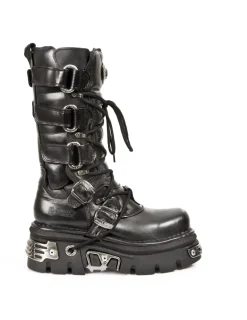 New Rock BOOT METALLIC M-474-S1 Hot
