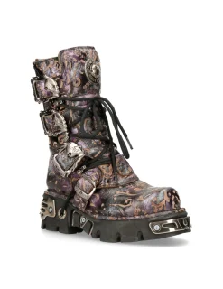 New Rock BOOT PURPLE REACTOR M-391-S5 New