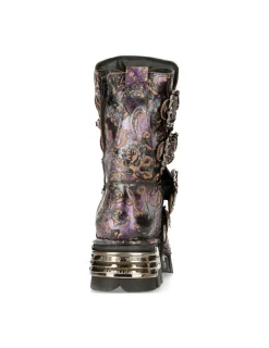 New Rock BOOT PURPLE REACTOR M-391-S5 New