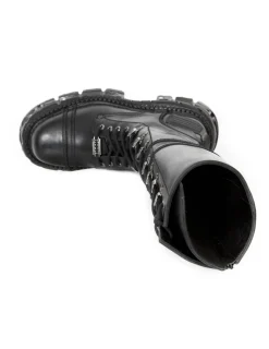 New Rock HIGH BOOT IMPERFECT WITH LACES M-TANK004-C5 Hot