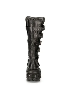 New Rock HIGH BOOT BLACK IMPERFECT M-151-C3 New