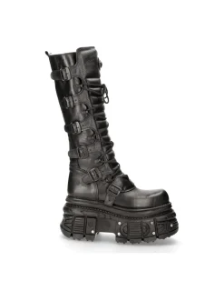New Rock HIGH BOOT BLACK IMPERFECT M-272-C38 Outlet