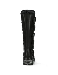 New Rock HIGH BOOT BLACK REACTOR M-272-S1 Discount