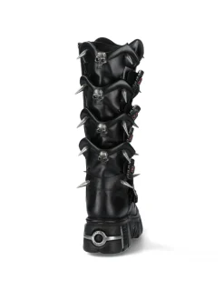 New Rock HIGH BOOT BLACK TOWER M-755-C4 Best