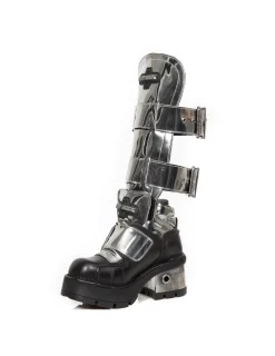 New Rock HIGH BOOT METALLIC M-1515-C3 Clearance