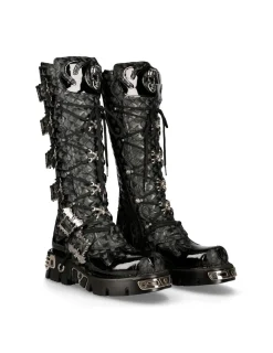 New Rock HIGH BOOT METALLIC M-308-C11 Best
