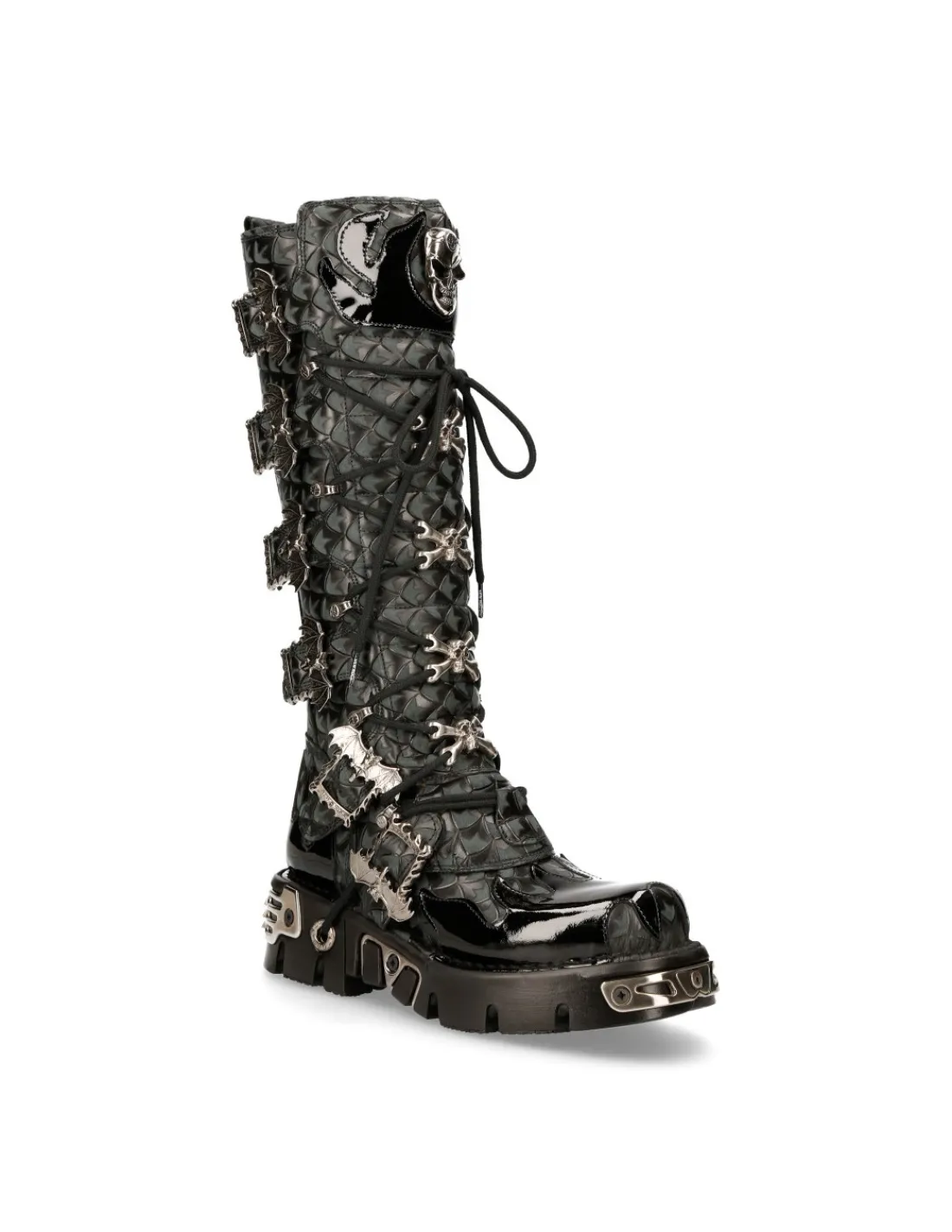 New Rock HIGH BOOT METALLIC M-308-C11 Best