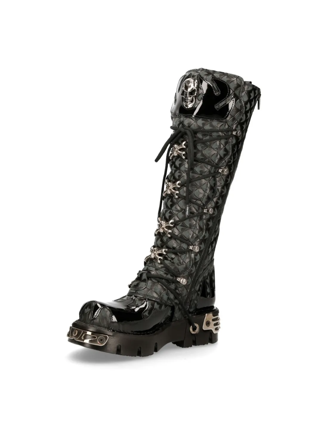 New Rock HIGH BOOT METALLIC M-308-C11 Best