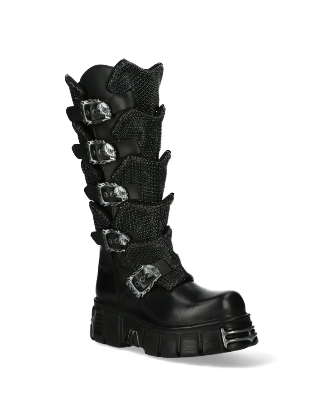 New Rock HIGH BOOT METALLIC M-738-C1 Hot