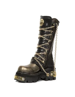 New Rock HIGH BOOT METALLIC M-1013-C3 Outlet