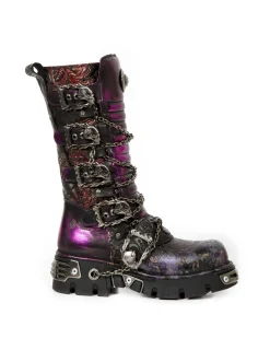 New Rock HIGH BOOT METALLIC M-1013-CZ69 Clearance
