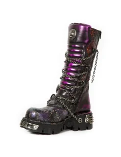 New Rock HIGH BOOT METALLIC M-1013-CZ69 Clearance