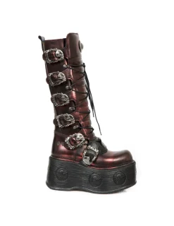 New Rock HIGH BOOT METALLIC M-272-CZ03 Hot