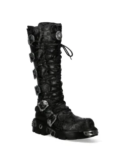 New Rock HIGH BOOT METALLIC M-272-CZ19 Outlet