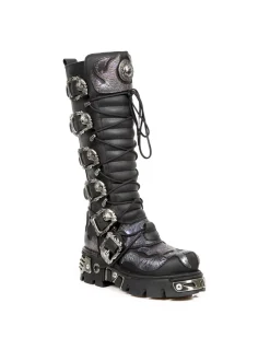 New Rock HIGH BOOT METALLIC M-272-CZ18 Hot