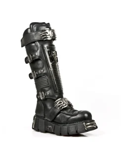 New Rock HIGH BOOT METALLIC M-1024-S1 Hot