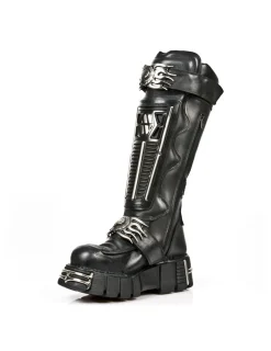 New Rock HIGH BOOT METALLIC M-1024-S1 Hot