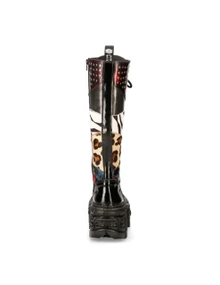 New Rock M-WALL210-S1 HIGH BOOT TANK WITH LACES Online