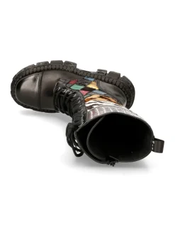 New Rock M-WALL210-S1 HIGH BOOT TANK WITH LACES Online