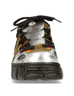 New Rock SHOE TOWER WITH LACES M-WALL002-C14 Clearance