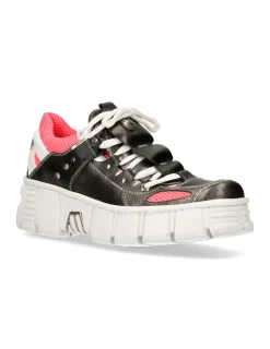 New Rock SHOE TOWER WITH LACES M-WALL002-C10 Clearance