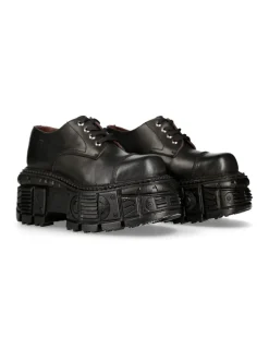 New Rock SHOE BLACK IMPERFECT WITH LACES M-TANKMILI003-S1