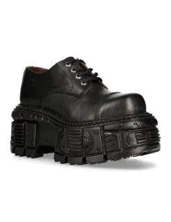 New Rock SHOE BLACK IMPERFECT WITH LACES M-TANKMILI003-S1
