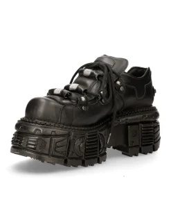 New Rock SHOE BLACK IMPERFECT WITH LACES M-233-C4 Discount