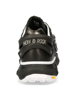 New Rock SHOE BLACK SPIDER WITH LACES M-CHRONO005-S5 Outlet