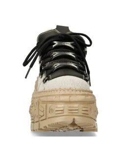 New Rock SHOE BLACK TANK WITH LACES M-WALL106-V9 New
