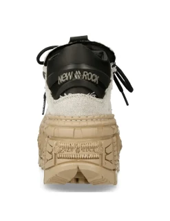 New Rock SHOE BLACK TANK WITH LACES M-WALL106-V9 New