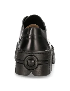 New Rock SHOE BLACK TOWER WITH LACES M-WALL042-S1 New