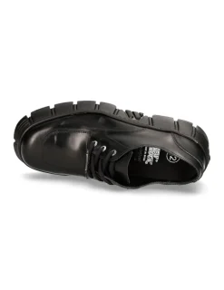 New Rock SHOE BLACK TOWER WITH LACES M-WALL042-S1 New